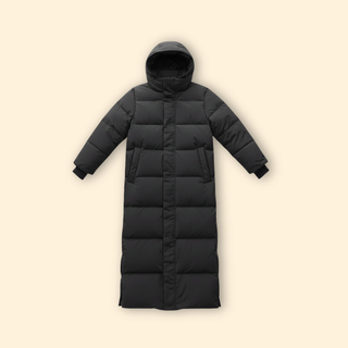 Longline Hooded Winter Parka – Relaxed Structured Silhouette | Ardelia