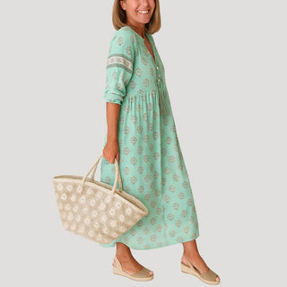Solmira Boho Midi Dress