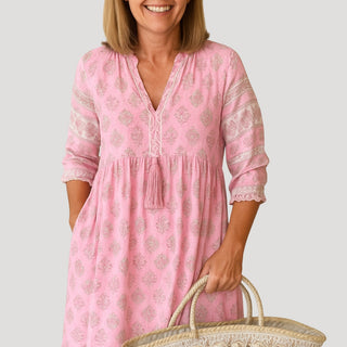 Solmira Boho Midi Dress