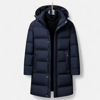 Insulated Winter Parka with Quilted Hood and Structured Silhouette | Arcelin