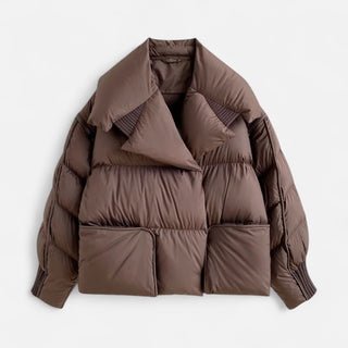 Convertible Insulated Puffer Jacket with Detachable Sleeves and Short Silhouette | Noémie