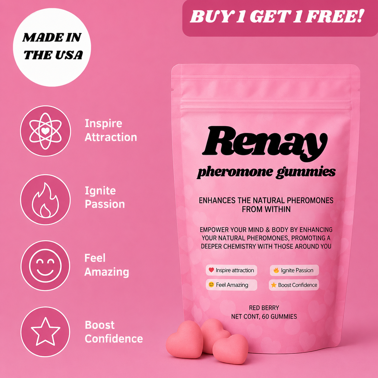 Pheromone gummies