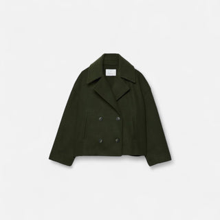 Double-Breasted Mid-Length Coat for Women | Elvaré