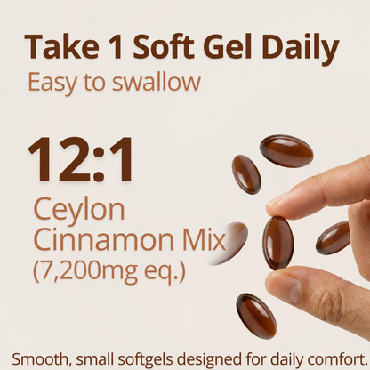 Ceylon Cinnamon Mix 7200mg Equivalent with MCT Oil