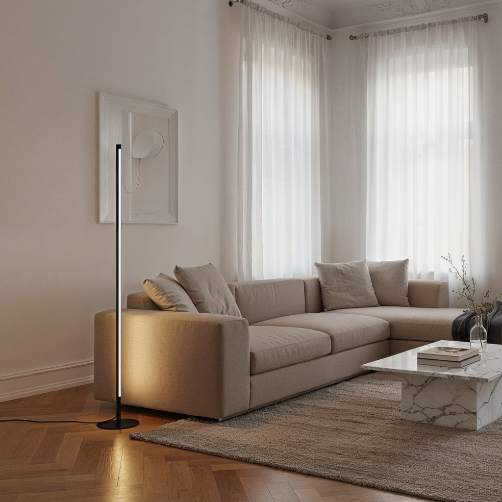 Modern Floor Lamp LED Dimmable Adjustable Arc Stand