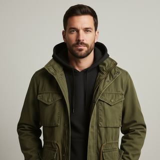 Classic Military Field Jacket – Structured Heritage Silhouette | Ardent
