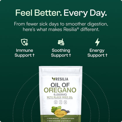Resilia® Oil Of Oregano Softgels