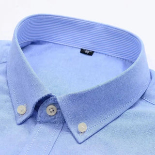 Slim fit button down shirt refined everyday tailored style | Oxley