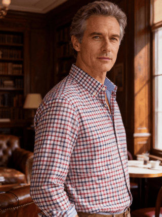 Slim fit button down shirt refined everyday tailored style | Oxley