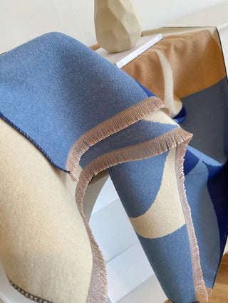 Seralyn Reversible Knit Scarf