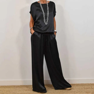 Elegant two piece set refined coordinated silhouette | Cryselle