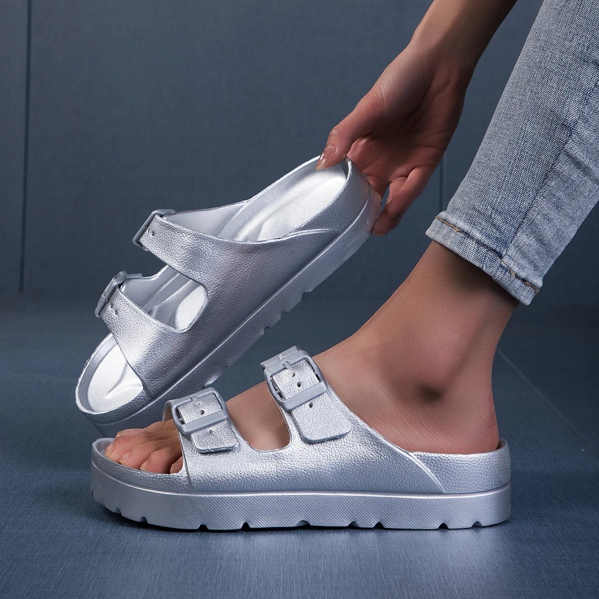 Women's Supportive Sandals Thick Sole Ergonomic | Footwear